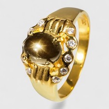 Anello zaffiro stella - 1,20,