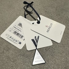 MONCLER - Cardboard Tag Label&