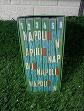 Calcio NAPOLI 6 Champions, Raro Box Di 6 DVD Ancora Chiusi Sigillati Mai Aperti