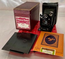 Antica macchina fotografica a lastra-CONTESSA NETTEL Onita- funzionante 1919/26