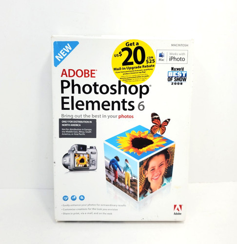 Adobe photoshop elements cd - elements, 6