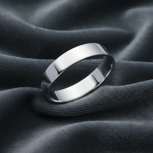 Anello fascia 5cm argento - anello,