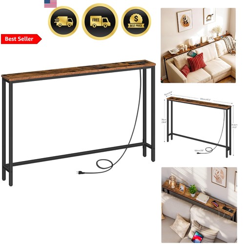 Tavolo consolle stretto con - consolle,