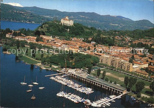 Veduta aerea angera lago - aerea,