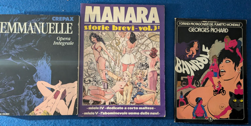 Lotto fumetti erotici crepax - fumetti,