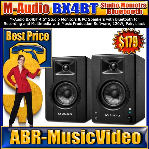 Monitor studio audio bx4 - m-audio,
