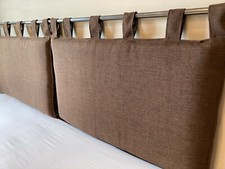 NAPOLI Schienale letto POGGIATESTA cuscini TESTIERA imbottita sfoderabile TESTAT