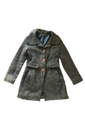 Giacca da Ragazza Bambina Casual Giubbotto Giaccone Lana made in Italy size S