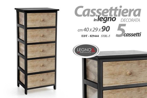 Cassettiera cassetti - 5,