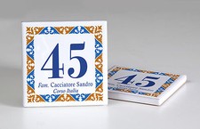 numero civico mattonella