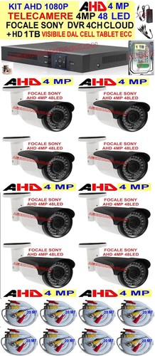 Kit 1080p videosorveglianza - kit,