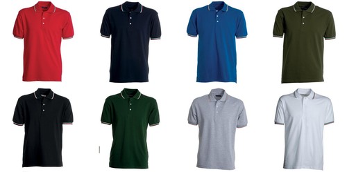 Polo piquet uomo - uomo, con