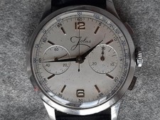 CRONOGRAFO MARCA FOLUS  ANNI 60. LANDERON 51. CASSA IN ACCIAIO DA 37 mm.