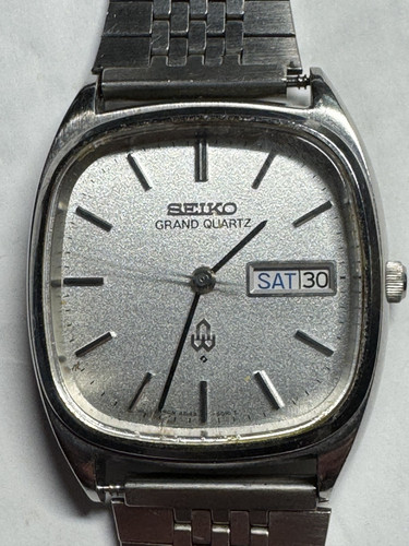 Seiko grand quartz day date - grand, day-date