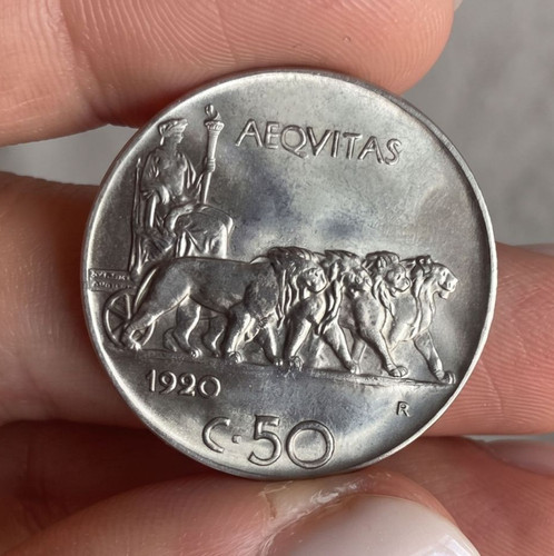 Centesimi 1920 leoni - 50,