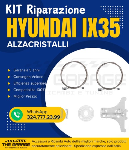 Kit riparazione alzavetro - kit,