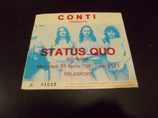 STATUS QUO 29 Aprile 1981