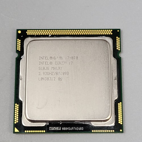 Processore intel core 870 - core, i7-870