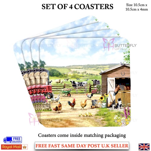 Set sottobicchieri casale - set, 4
