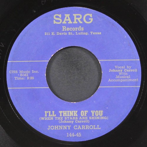 Johnny carroll think of - johnny, i'll
