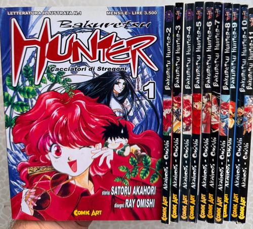 Bakuretsu hunter serie - serie, manga