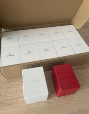 SET 10 PEZZI Scatola Travel Box Service Case Orologio Omega Nuove Originali