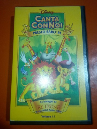 Vhs walt disney - walt, canta