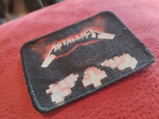 METALLICA VINTAGE 80S MASTER OF PUPPETS SEW ON PATCH USED EXTRA RARE ITEM TOPPA