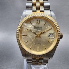 Orologio Bulova Super Seville donna 31 mm quadrante champagne bicolore data tondo NewBatt