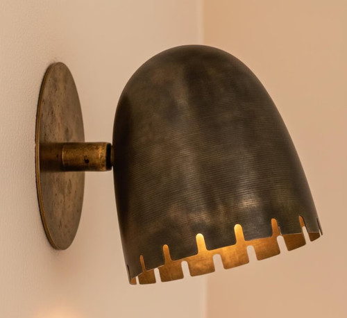 Ottone antico lampada muro - a,