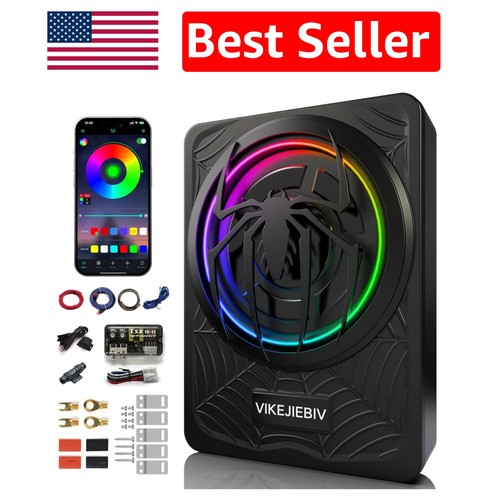Luxury 1200w rgb car subwoofer - 1200w,