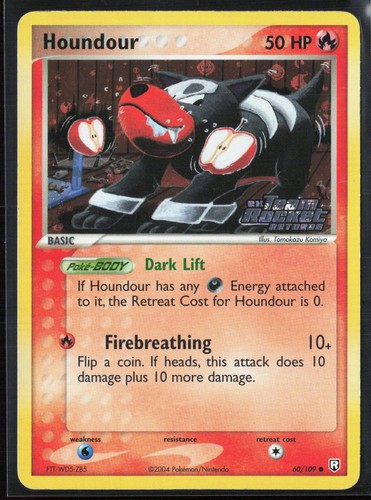 Carta pokémon houndour - carta,