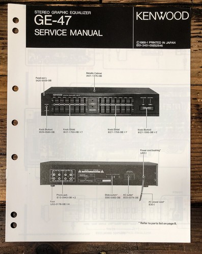 Kenwood equalizzatore - kenwood, ge-47