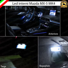 KIT LED INTERNI MAZDA MX5 MX-5 MX 5 KIT DI CONVERSIONE COMPLETA + LUCI TARGA LED