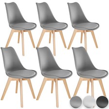 Set 6x Sedie Tavola Ergonomico