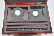 Executive Travel Golf Putting Set Pieghevole Putter Ufficio Golf Case Kit 