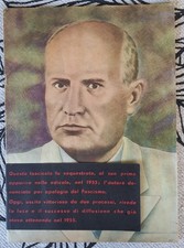 Benito Mussolini supplemento al Periodico Asso di Bastoni IV. 11 editore C.E.N.