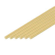 12 Pezzi Asta Tonda Ottone