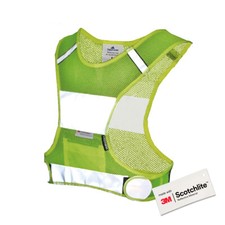 Gilet sportivo riflettente Salzmann 3M alta visibilità - realizzato con scotchlite 3M