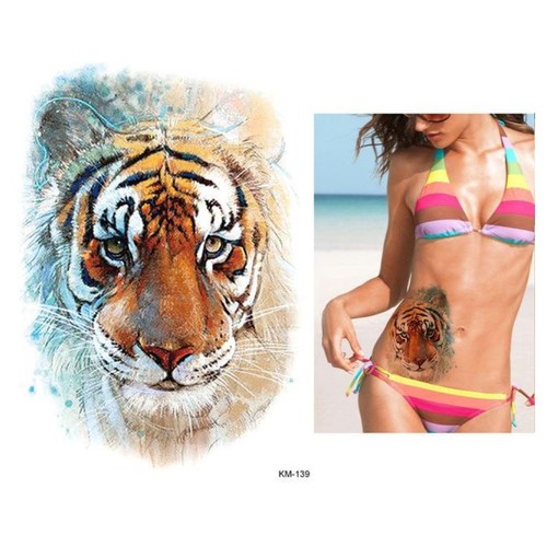 Tatuaggio temporaneo tigre