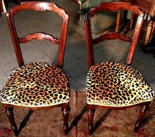 N 2 SEDIE STABILI IN NOCE MASSELLO EPOCA 1860 1880 LOMBARDIA LUCIDATE