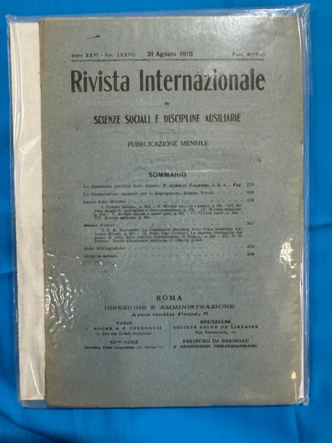 Rivista internazionale - rivista,