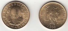 SAN MARINO LIRE 200 bronzital  1997 FDC UNC LA Pittura 