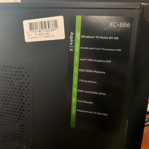 Desktop fisso acer - acer, aspire