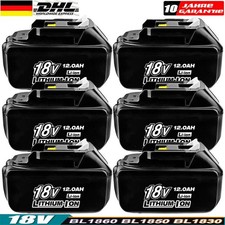 6x Per Makita BL1860B 18V 6Ah