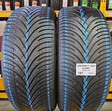 2X PNEUMATICI KLEBER KRISALP HP3 XL 235 55 R 17 103 V GOMME USATE TERMICHE M+S