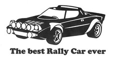 Adesivo The best Rally Car
