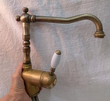 Miscelatore ottone bronzo monocomando ceramica rubinetto lavandino lavabo cucina