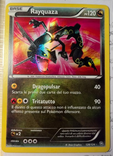 Carta pokemon rayquaza - carta,