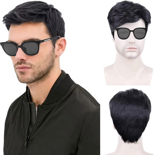Parrucca nero uomo - parrucca, da
